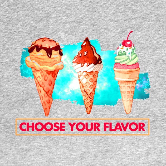 ICE CREAM FLAVOR by theanomalius_merch